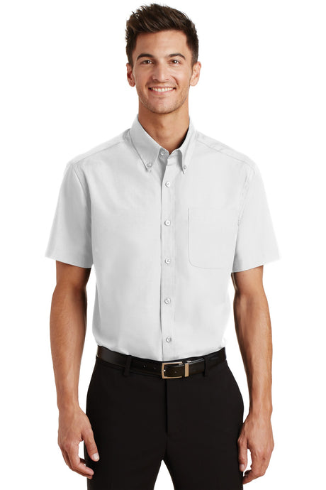 Port Authority Men's Short Sleeve Value Poplin Shirt. S633 Mens Apparel Shirts & Tops