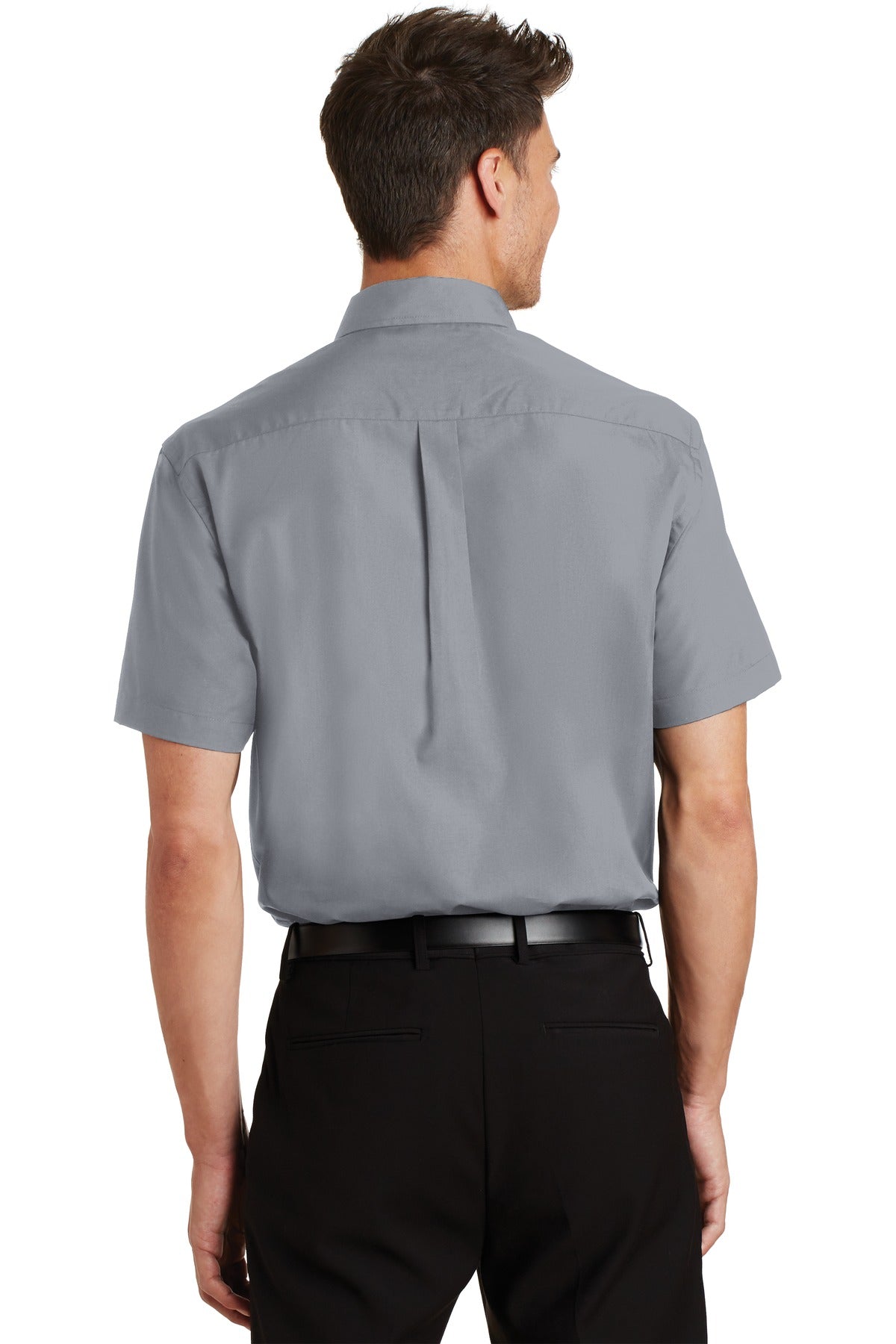 Port Authority Men's Short Sleeve Value Poplin Shirt. S633 Mens Apparel Shirts & Tops