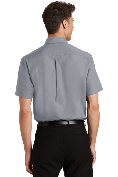 Port Authority Men's Short Sleeve Value Poplin Shirt. S633 Mens Apparel Shirts & Tops