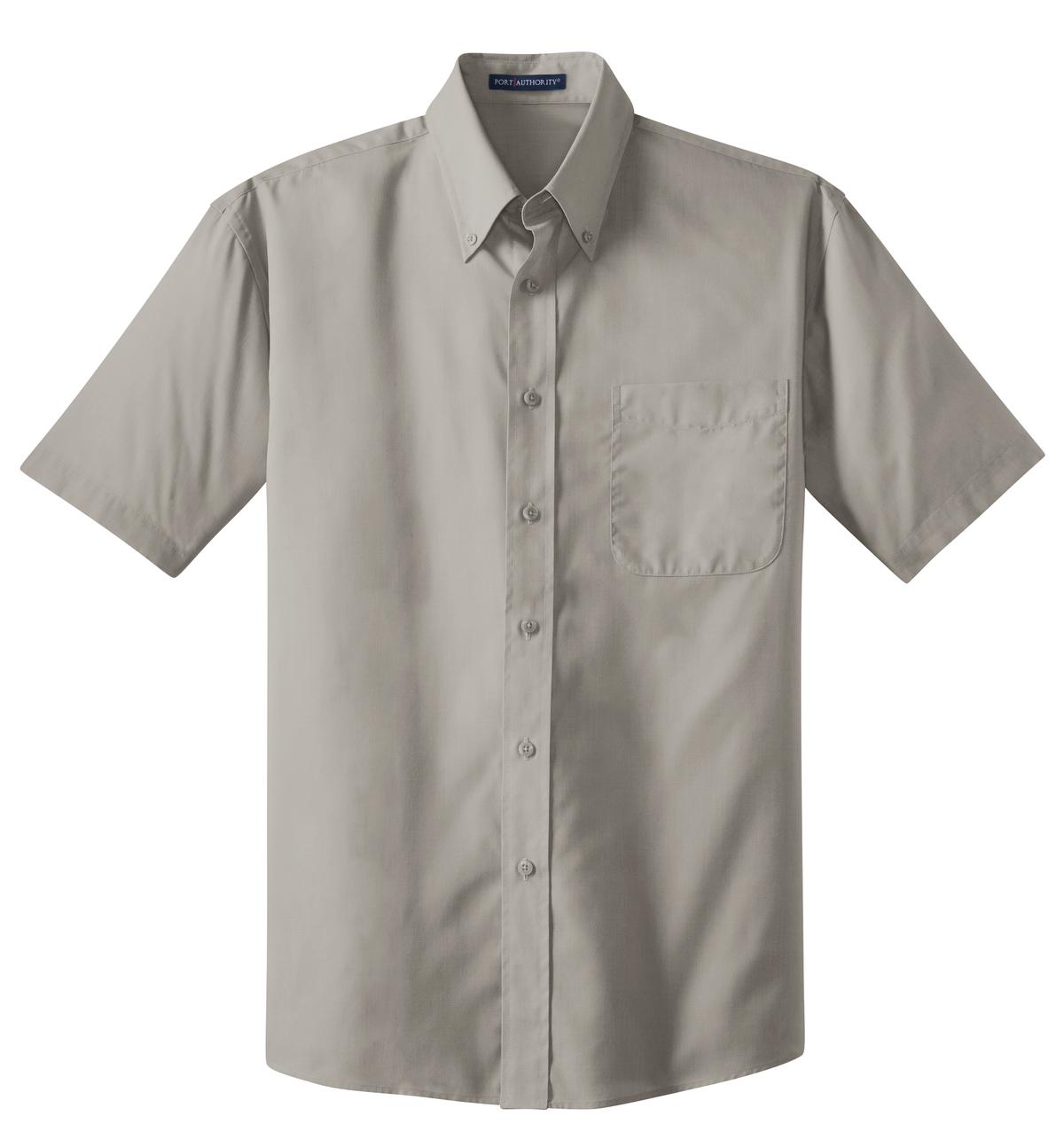 Port Authority Men's Short Sleeve Value Poplin Shirt. S633 Mens Apparel Shirts & Tops