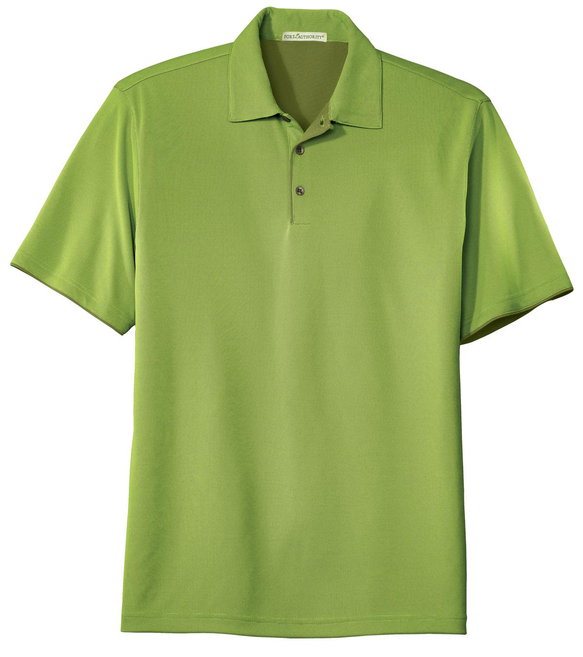 Port Authority Men's Poly-Charcoal Birdseye Jacquard Polo. K498