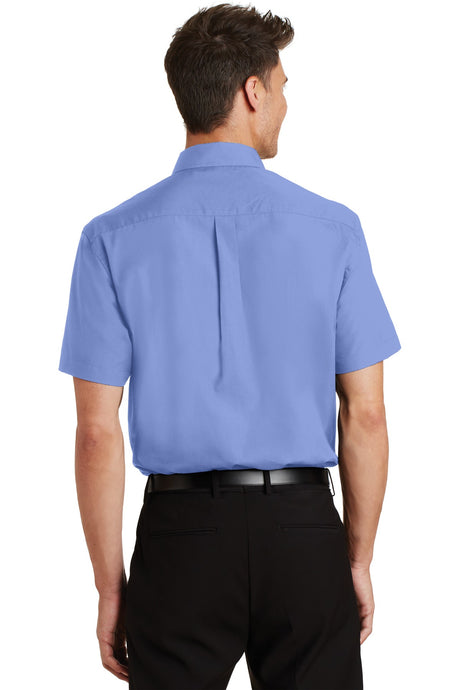 Port Authority Men's Short Sleeve Value Poplin Shirt. S633 Mens Apparel Shirts & Tops