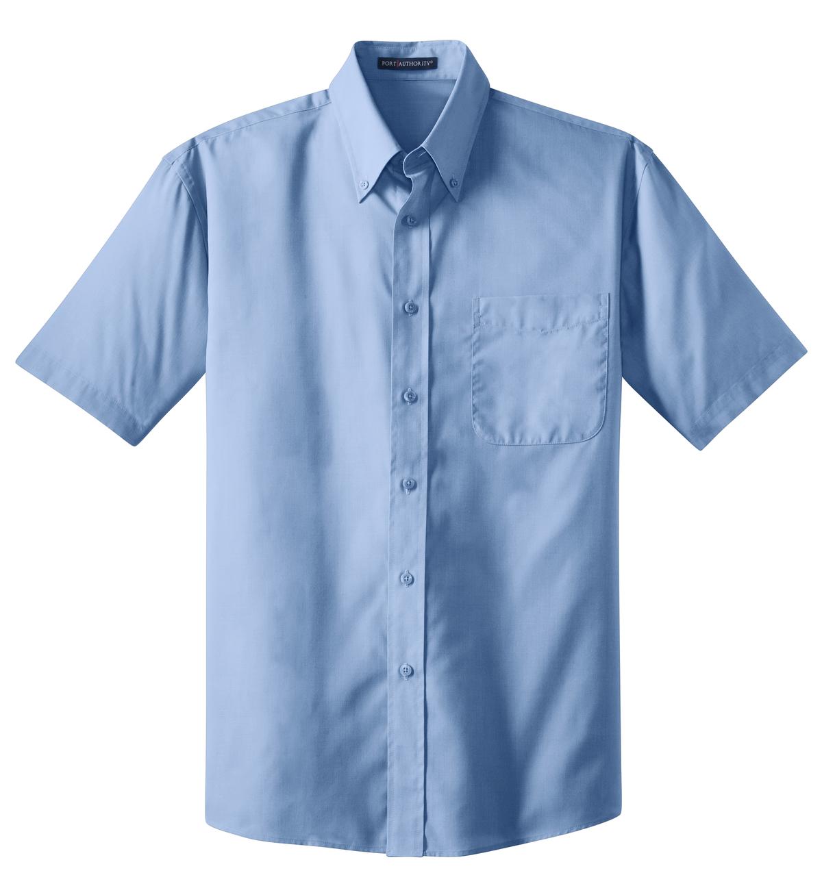 Port Authority Men's Short Sleeve Value Poplin Shirt. S633 Mens Apparel Shirts & Tops
