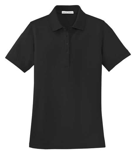 Port Authority Ladies EZCotton Pique Polo. L800 Womens Apparel Shirts & Tops