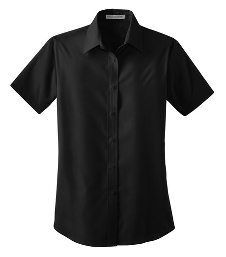 Port Authority Ladies Short Sleeve Value Poplin Shirt. L633 Womens Apparel Shirts & Tops