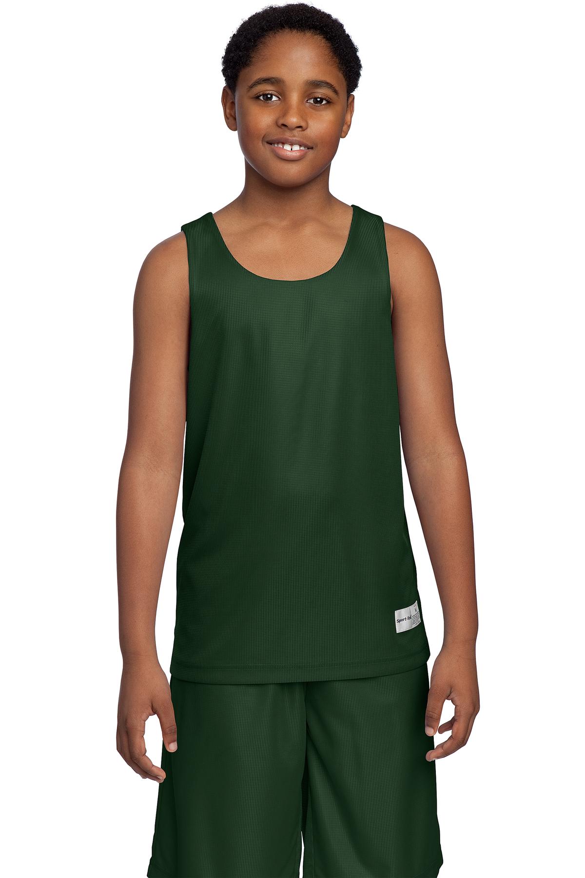 Sport-Tek Youth PosiCharge Mesh Reversible Tank