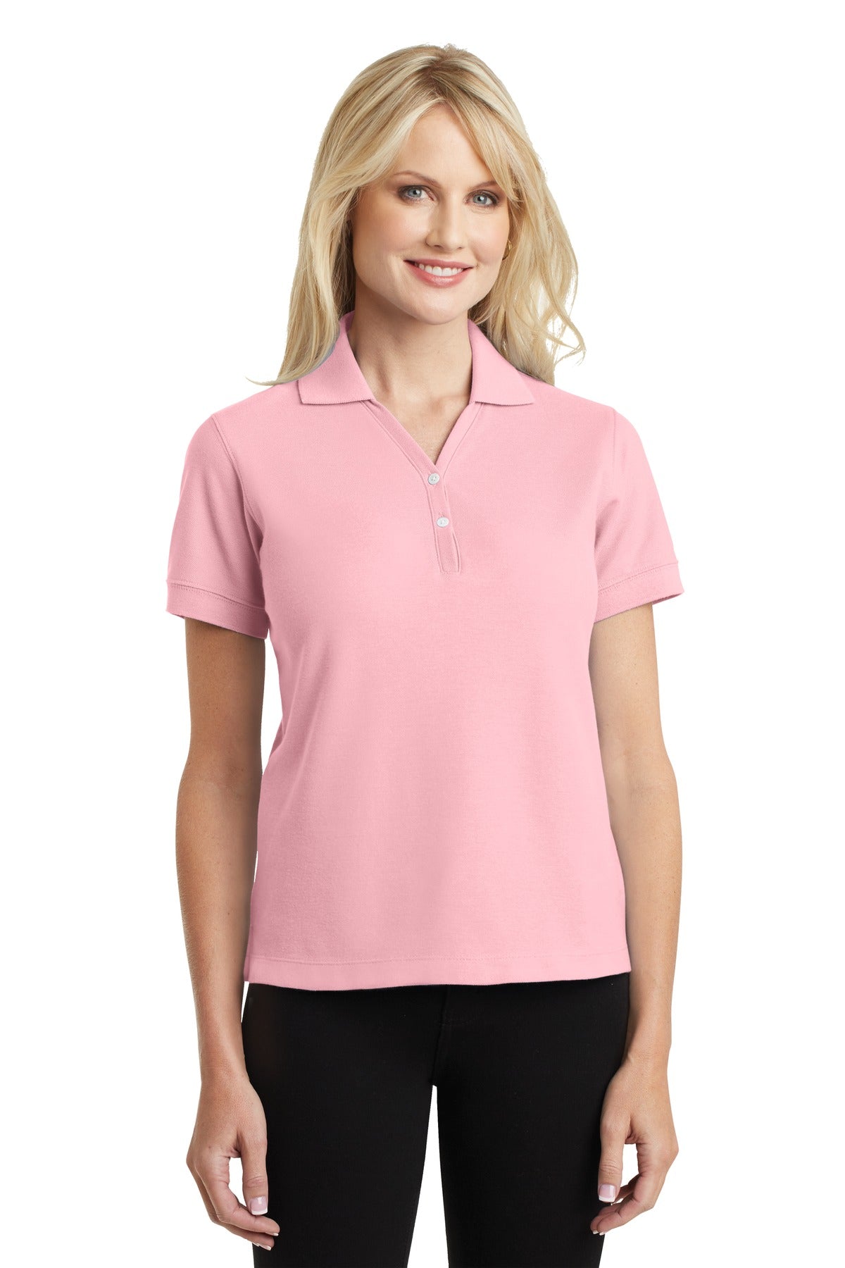 Port Authority Ladies 100% Pima Cotton Polo.  L448