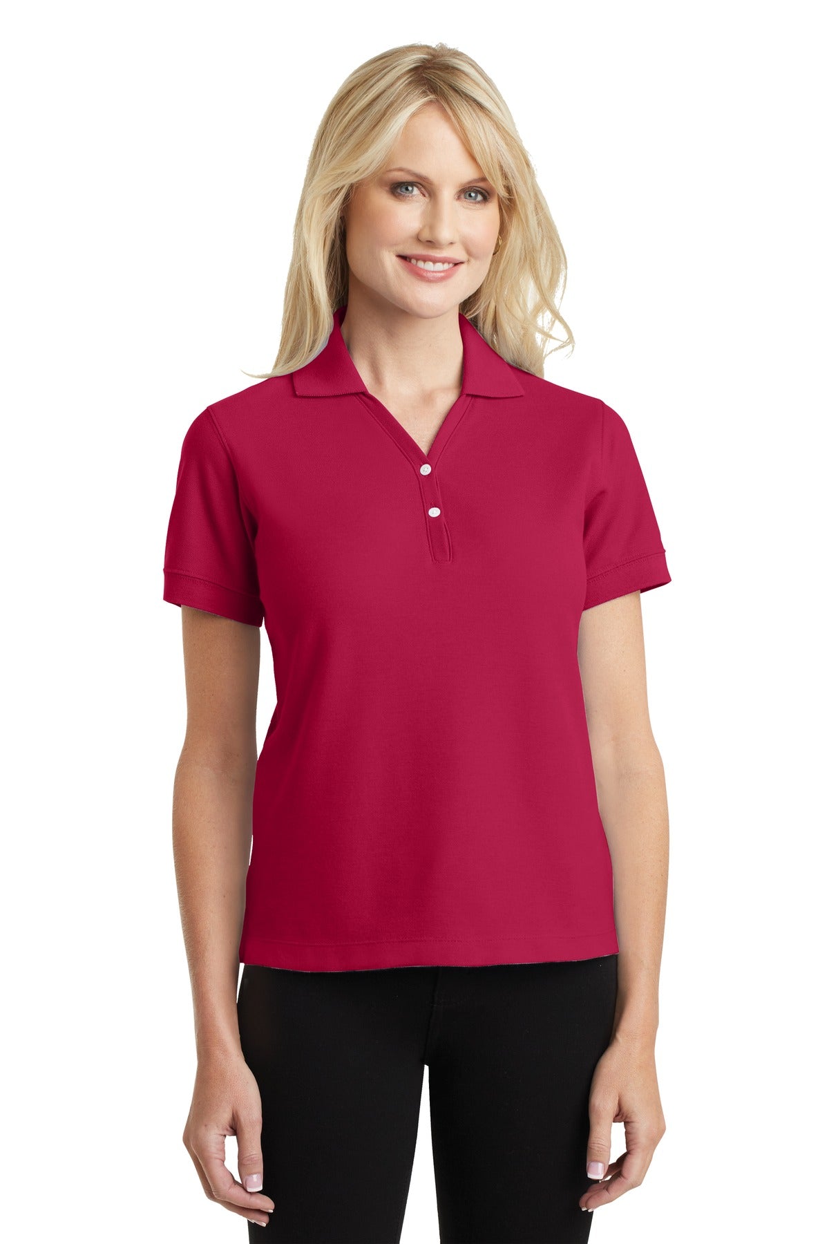Port Authority Ladies 100% Pima Cotton Polo.  L448