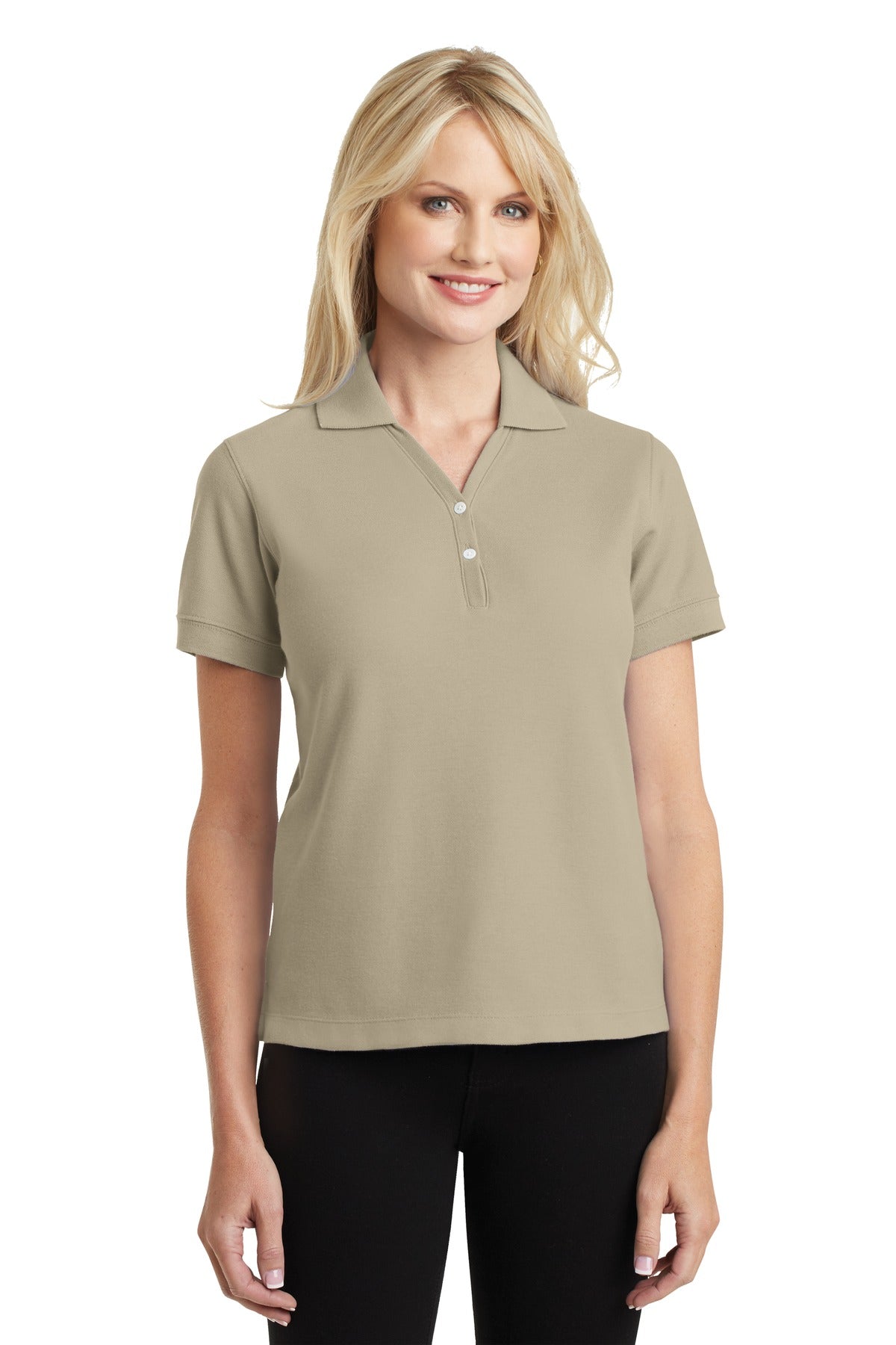 Port Authority Ladies 100% Pima Cotton Polo.  L448