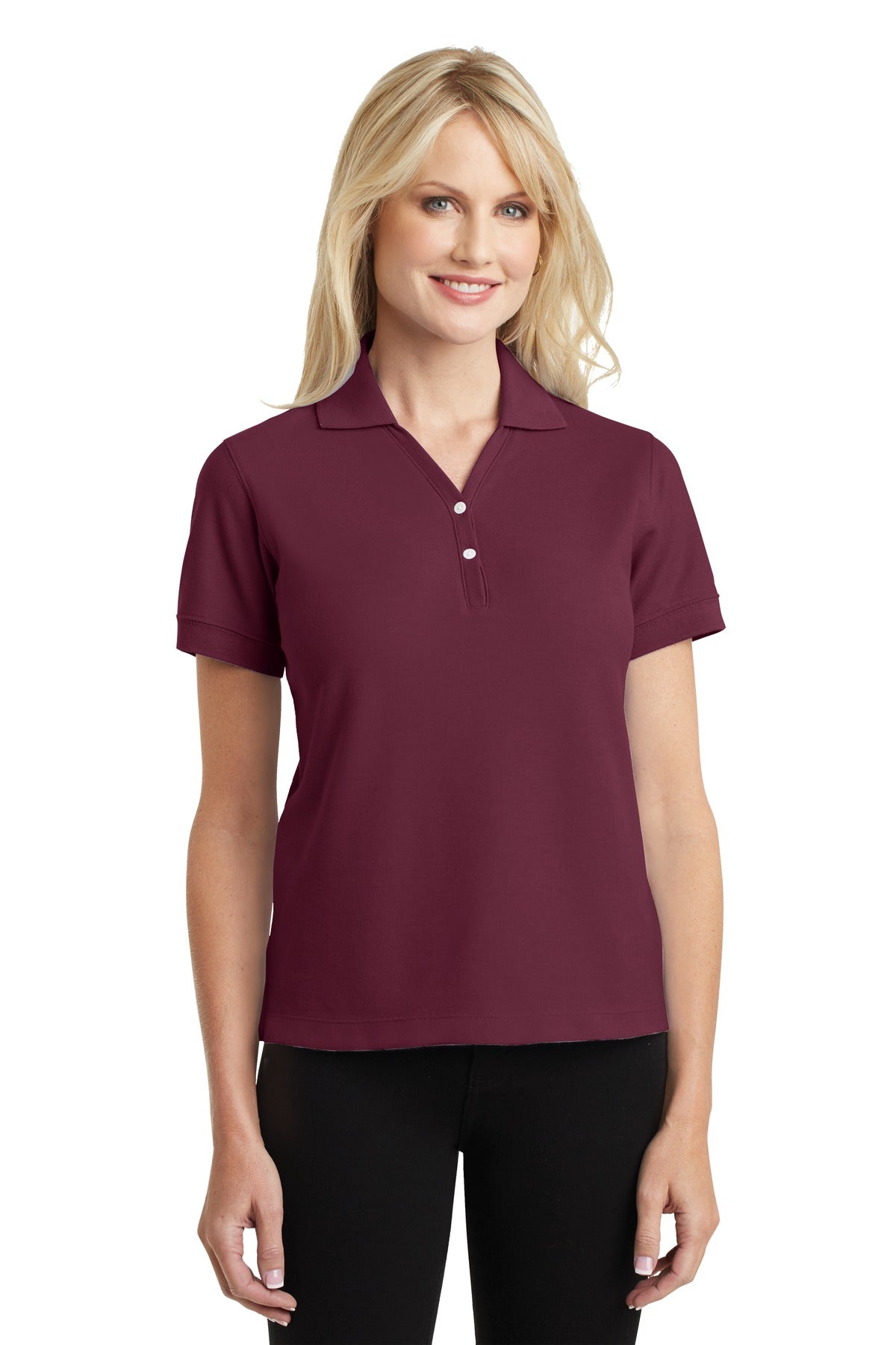 Port Authority Ladies 100% Pima Cotton Polo.  L448