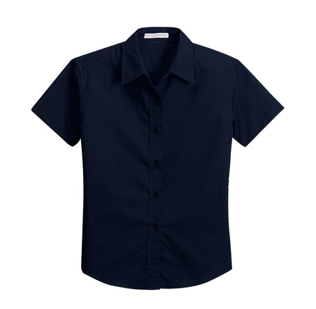Port Authority Ladies Short Sleeve Easy Care Soil Resistant Shirt. L507 Womens Apparel Shirts & Tops