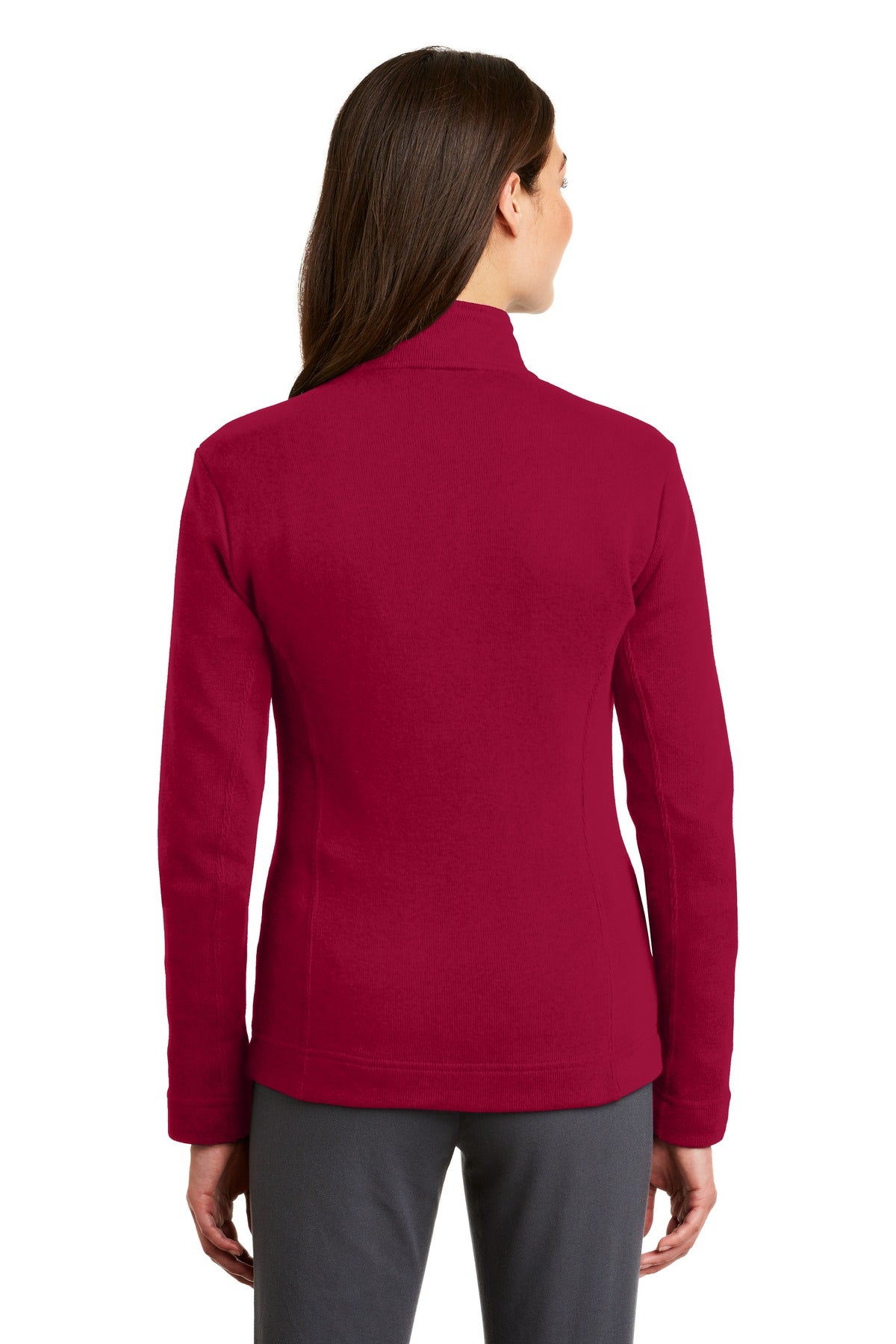 Port Authority Ladies Flatback Rib Full-Zip Jacket. L221 Womens Apparel Jackets & Vests