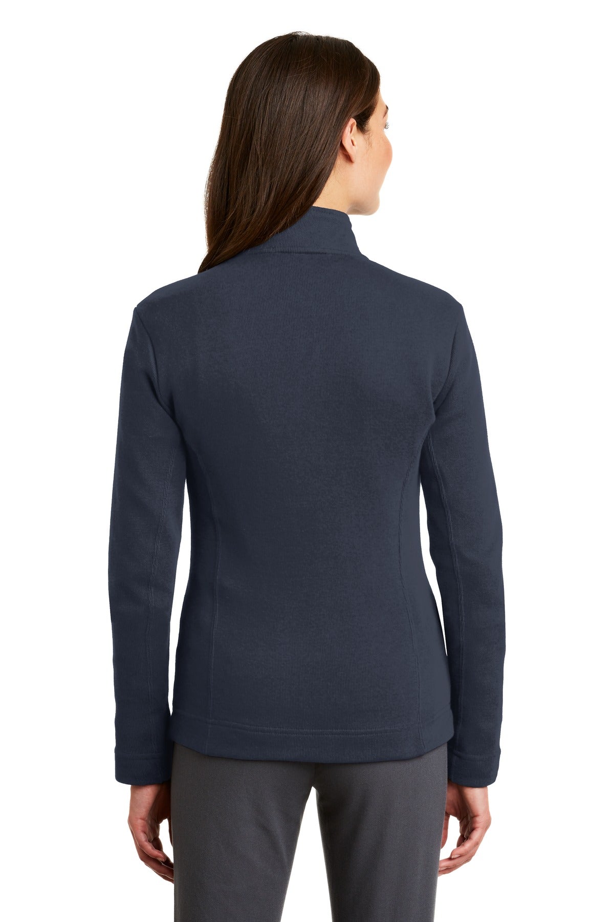 Port Authority Ladies Flatback Rib Full-Zip Jacket. L221 Womens Apparel Jackets & Vests