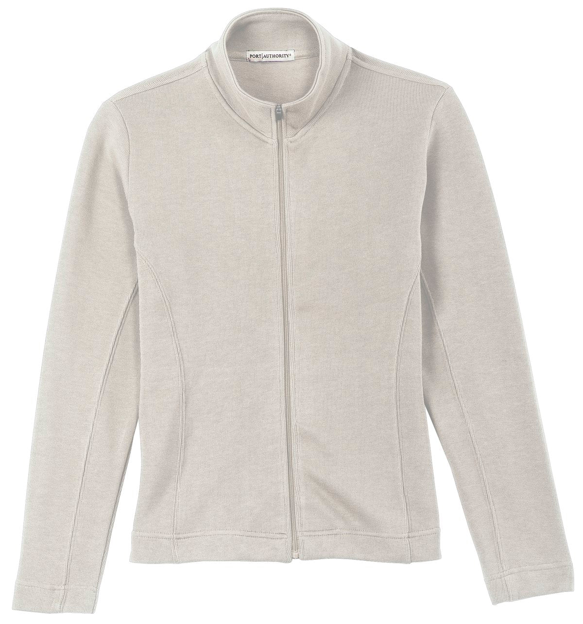 Port Authority Ladies Flatback Rib Full-Zip Jacket. L221 Womens Apparel Jackets & Vests