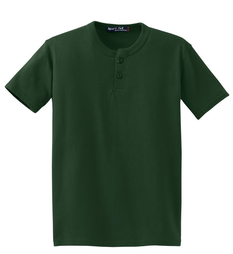 Sport-Tek Youth Short Sleeve Henley. YT210 Youth Apparel Shirts & Tops