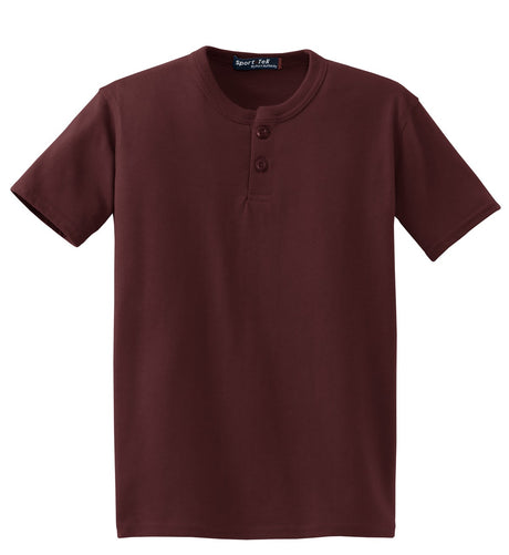 Sport-Tek Youth Short Sleeve Henley. YT210 Youth Apparel Shirts & Tops