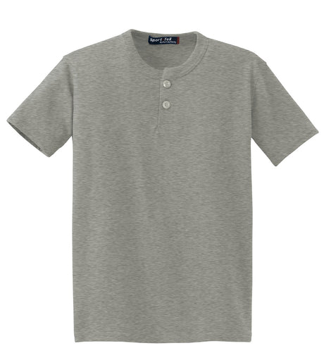 Sport-Tek Youth Short Sleeve Henley. YT210 Youth Apparel Shirts & Tops