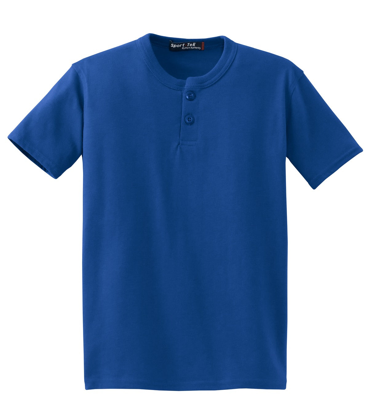 Sport-Tek Youth Short Sleeve Henley. YT210 Youth Apparel Shirts & Tops
