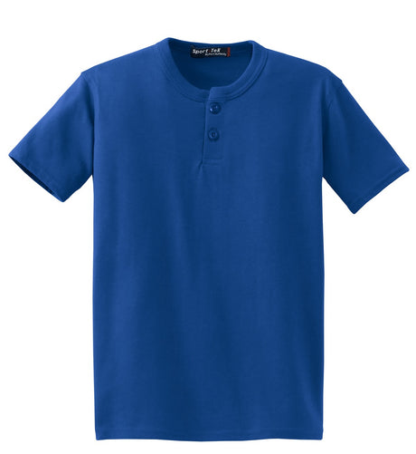 Sport-Tek Youth Short Sleeve Henley. YT210 Youth Apparel Shirts & Tops