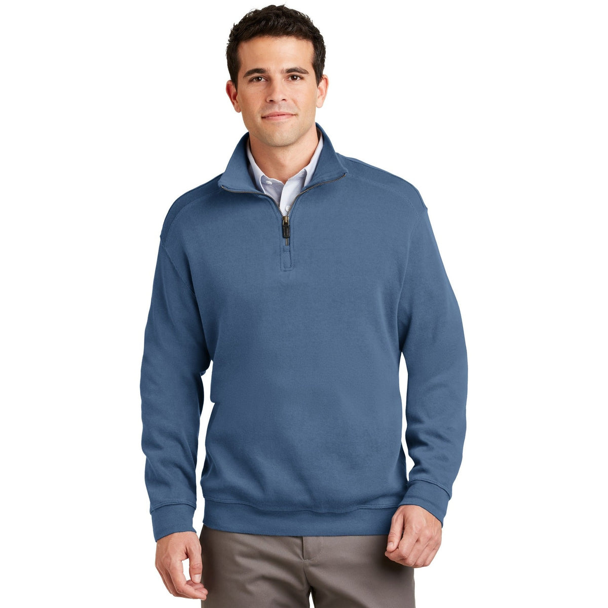 Port Authority Men's Flatback Rib 1/4-Zip Pullover