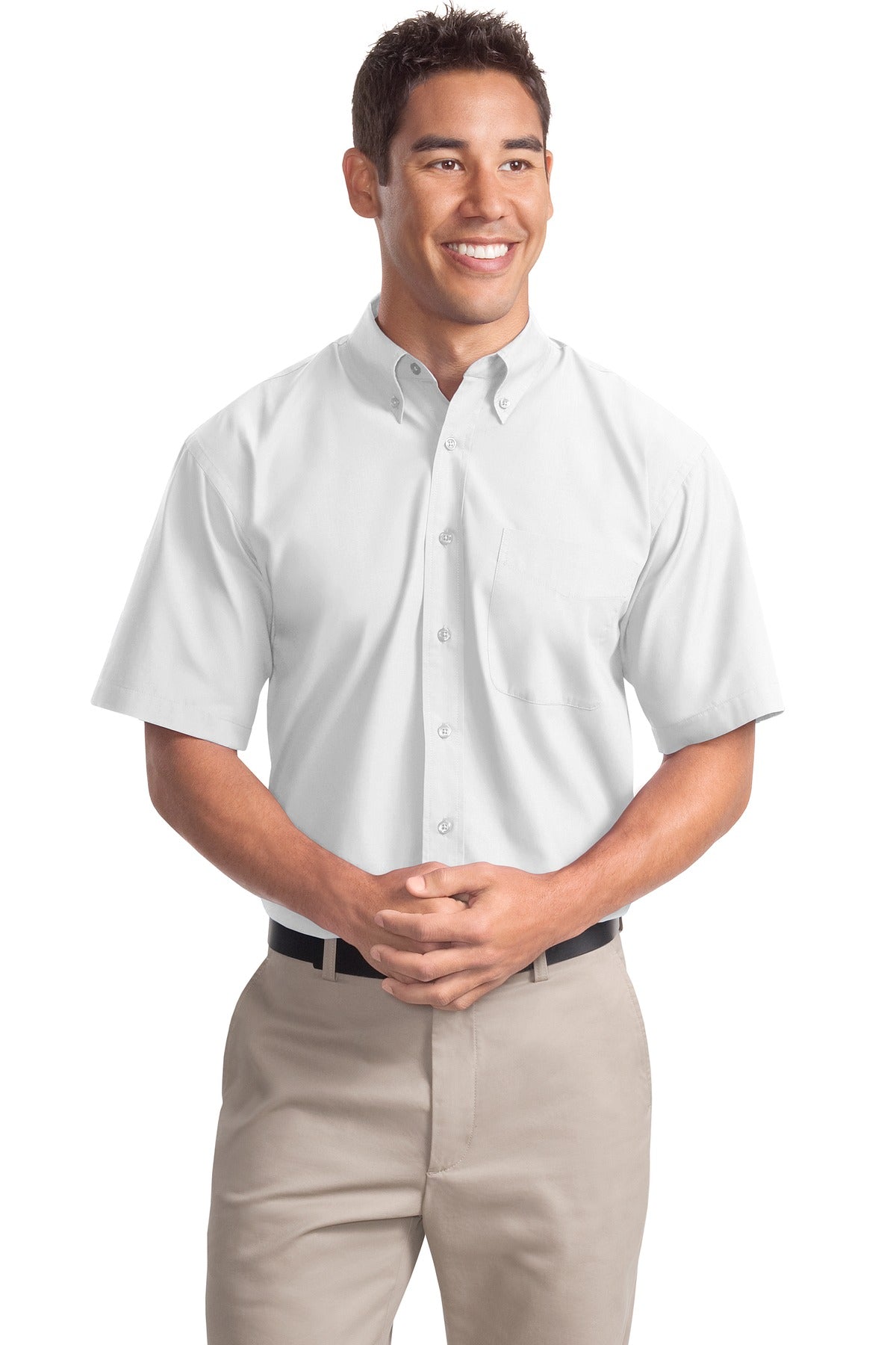 Port Authority Men's Short Sleeve Easy Care, Soil Resistant Shirt