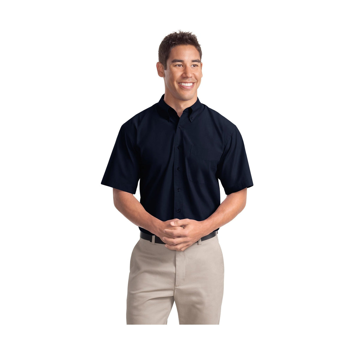 Port Authority Men's Short Sleeve Easy Care, Soil Resistant Shirt