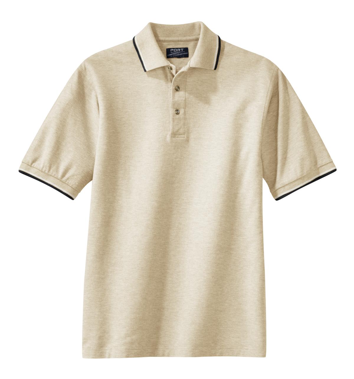Port Authority Men's Cool Mesh Polo with Tipping Stripe Trim. K431 Mens Apparel Shirts & Tops