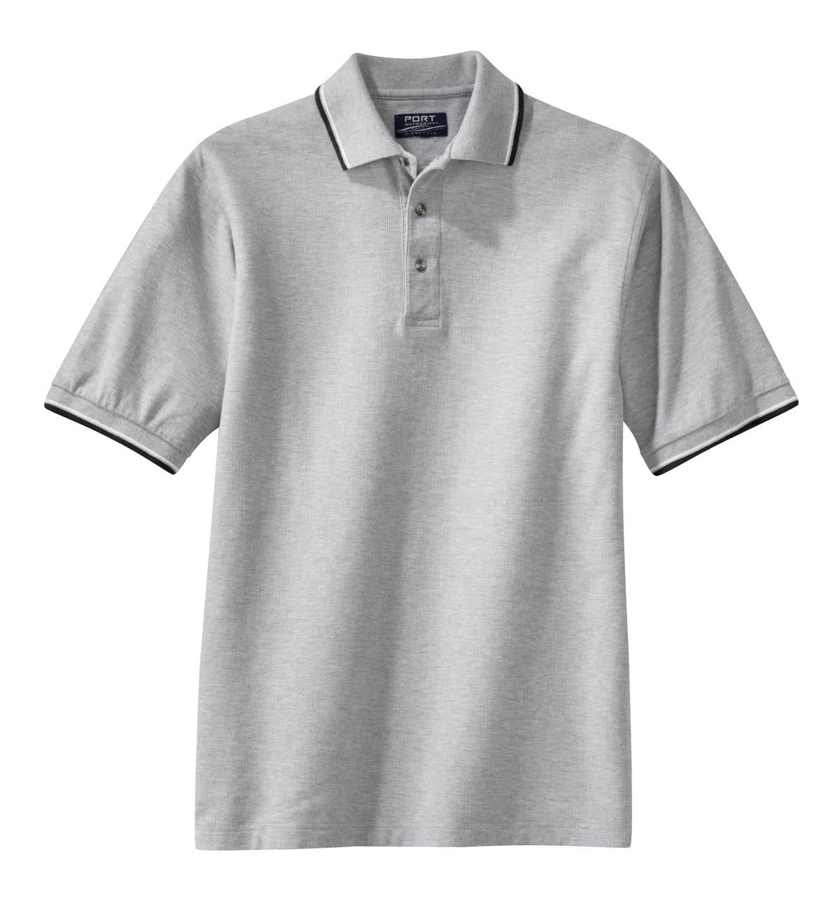Port Authority Men's Cool Mesh Polo with Tipping Stripe Trim. K431 Mens Apparel Shirts & Tops