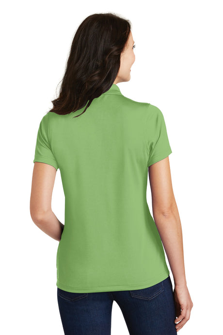 Port Authority Ladies Poly-Charcoal Blend Pique Polo. L497 Womens Apparel Shirts & Tops