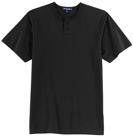 Sport-Tek Men's Short Sleeve Henley. T210 Mens Apparel Shirts & Tops