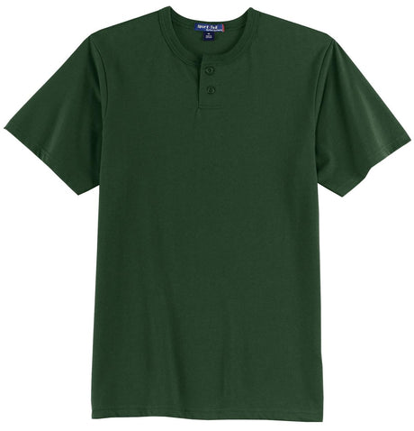Sport-Tek Men's Short Sleeve Henley. T210 Mens Apparel Shirts & Tops