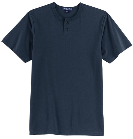 Sport-Tek Men's Short Sleeve Henley. T210 Mens Apparel Shirts & Tops