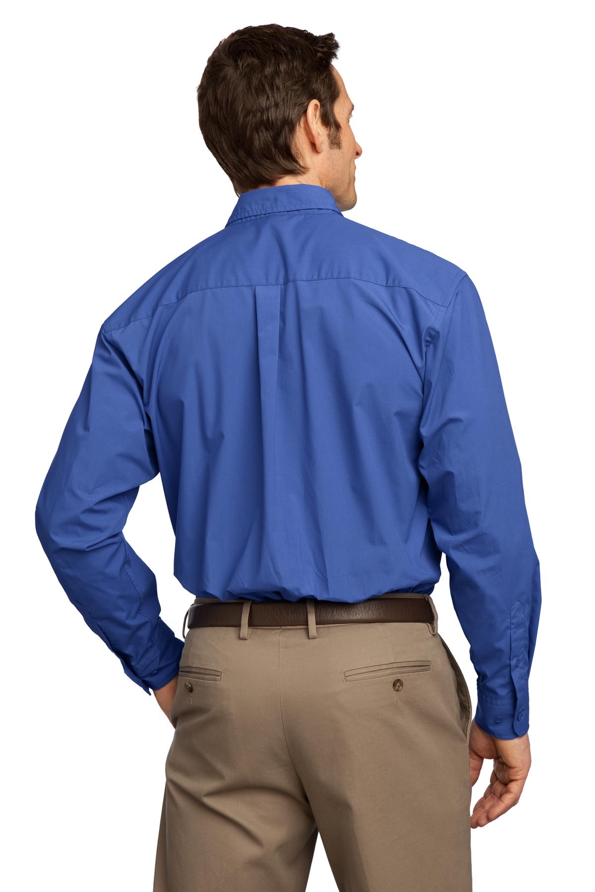 Port Authority Men's Long Sleeve Easy Care Soil Resistant Shirt. S607 Mens Apparel Shirts & Tops