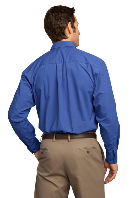 Port Authority Men's Long Sleeve Easy Care Soil Resistant Shirt. S607 Mens Apparel Shirts & Tops