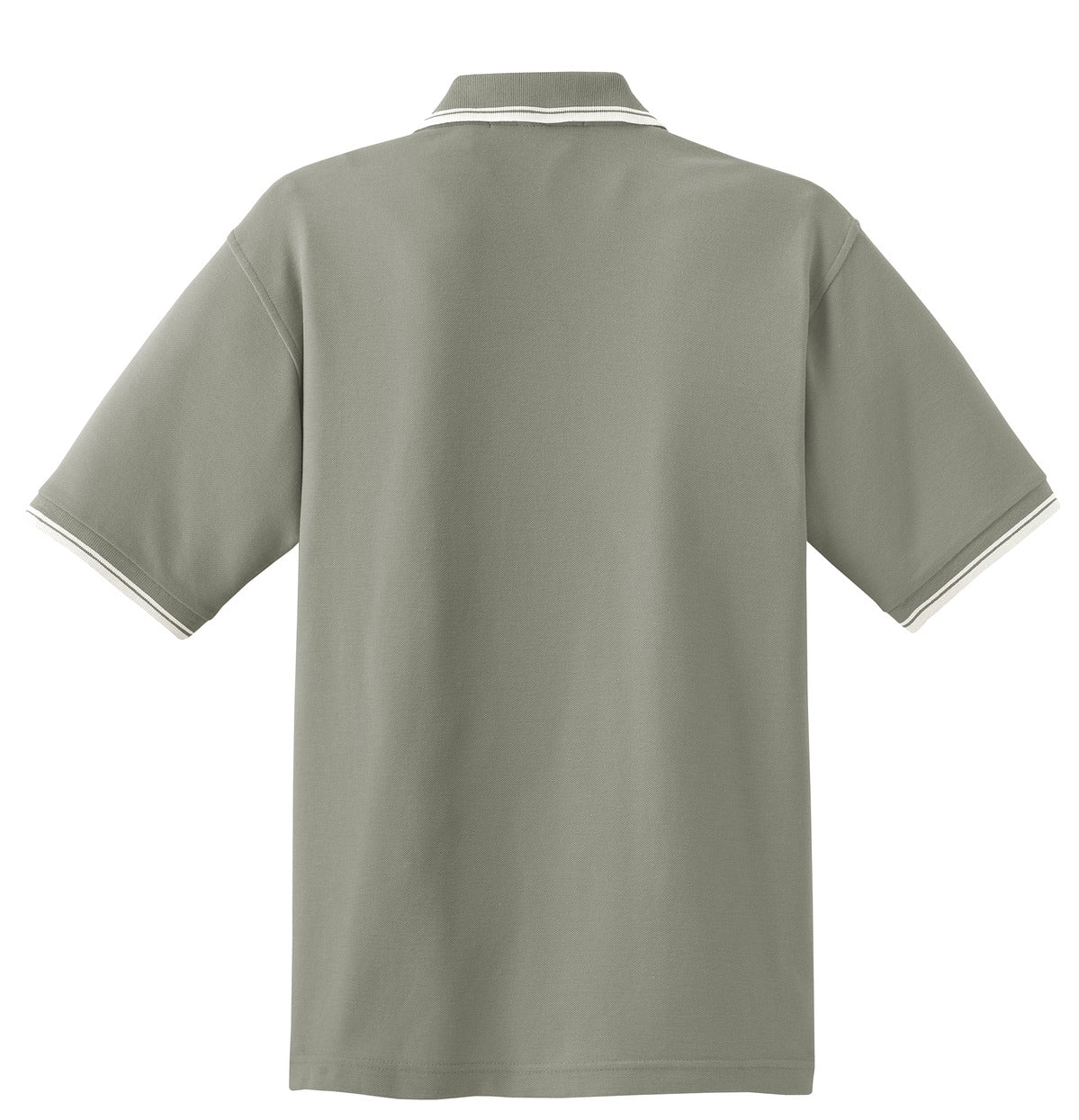 Port Authority Men's Silk Touch Polo with Stripe Trim. K501 Mens Apparel Shirts & Tops