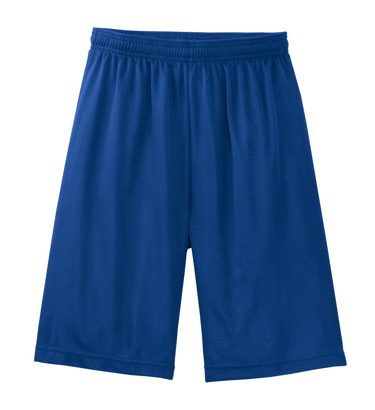 Sport-Tek Men's Long Mesh Short. T515 Mens Apparel Shorts