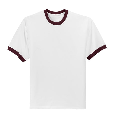 Port & Company Men's Ringer T-Shirt. PC61R Mens Apparel Shirts & Tops