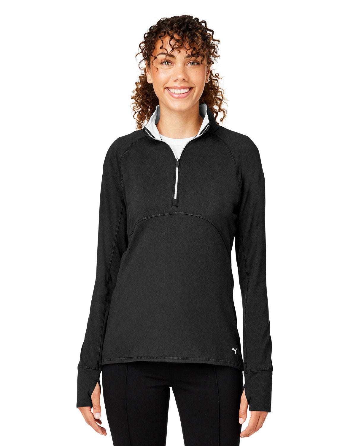 Puma Golf Ladies' Gamer Golf Quarter-Zip Womens Apparel Sweatshirts & Fleece