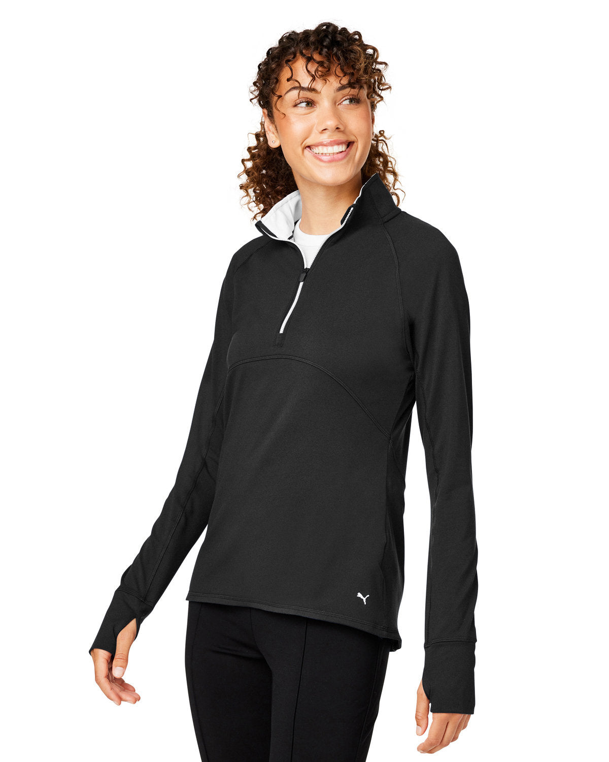 Puma Golf Ladies' Gamer Golf Quarter-Zip Womens Apparel Sweatshirts & Fleece