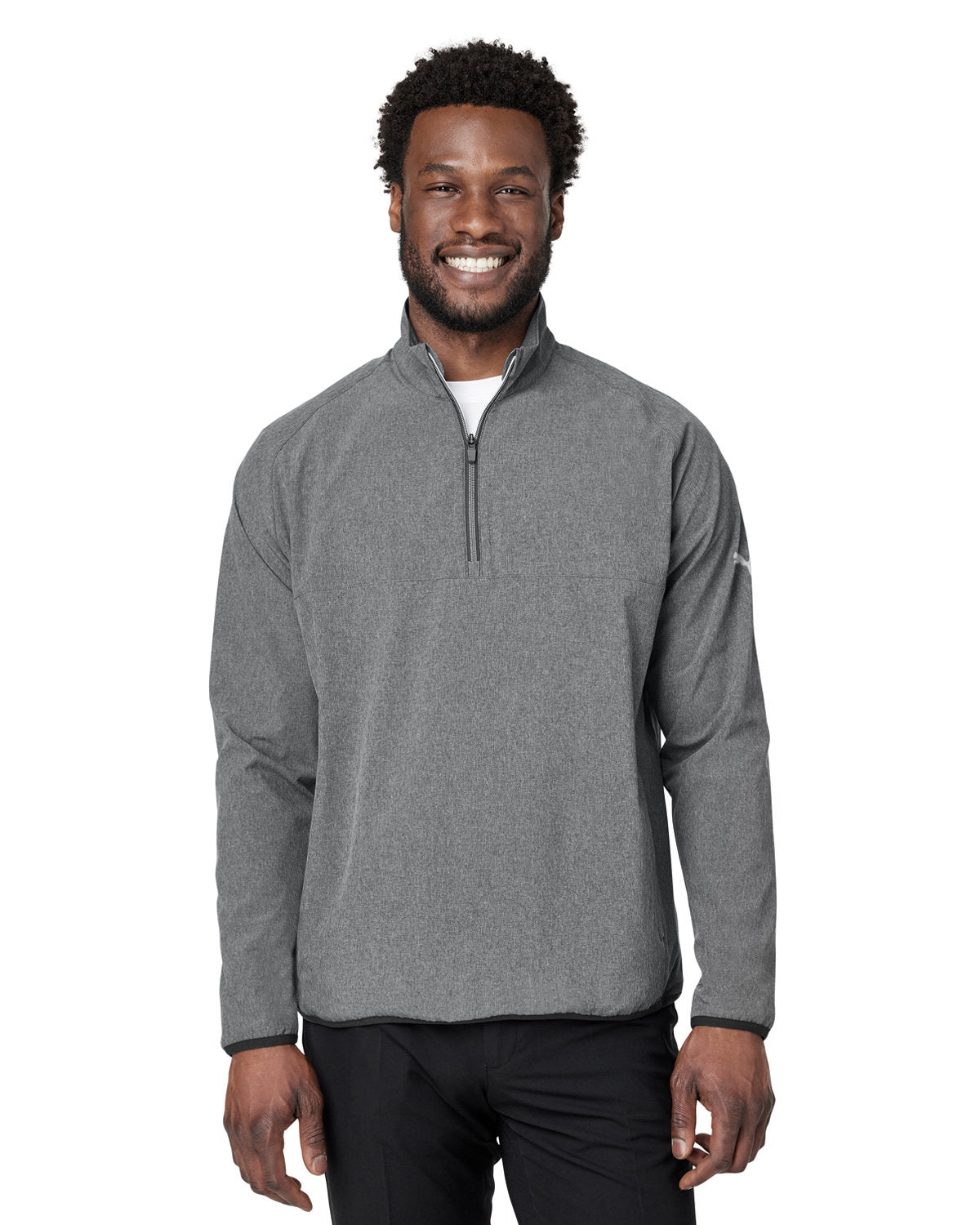 Puma Golf Men's Coastal Woven Quarter-Zip Puma