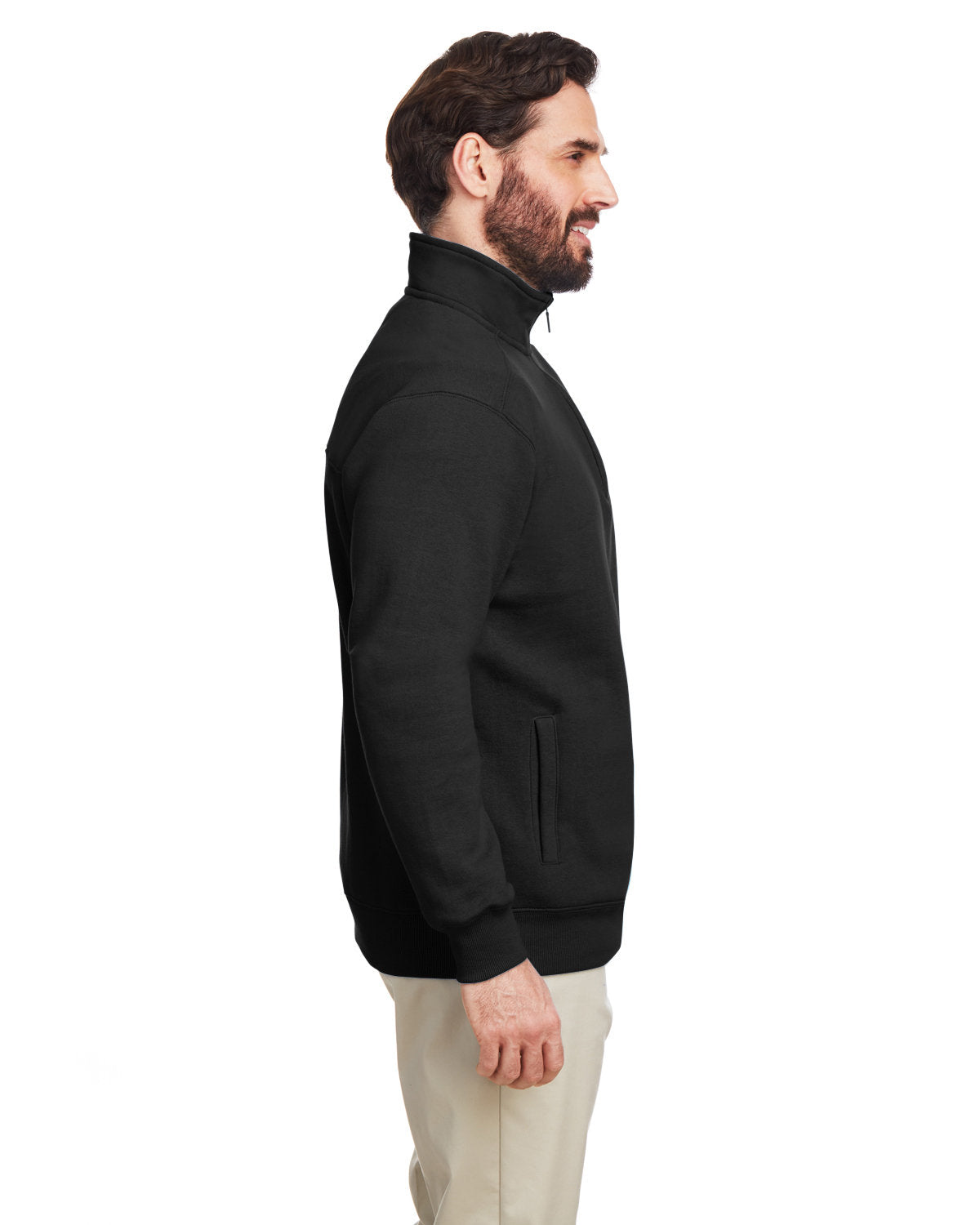 Nautica Men's Anchor Quarter-Zip Pullover Mens Apparel Sweatshirts & Fleece