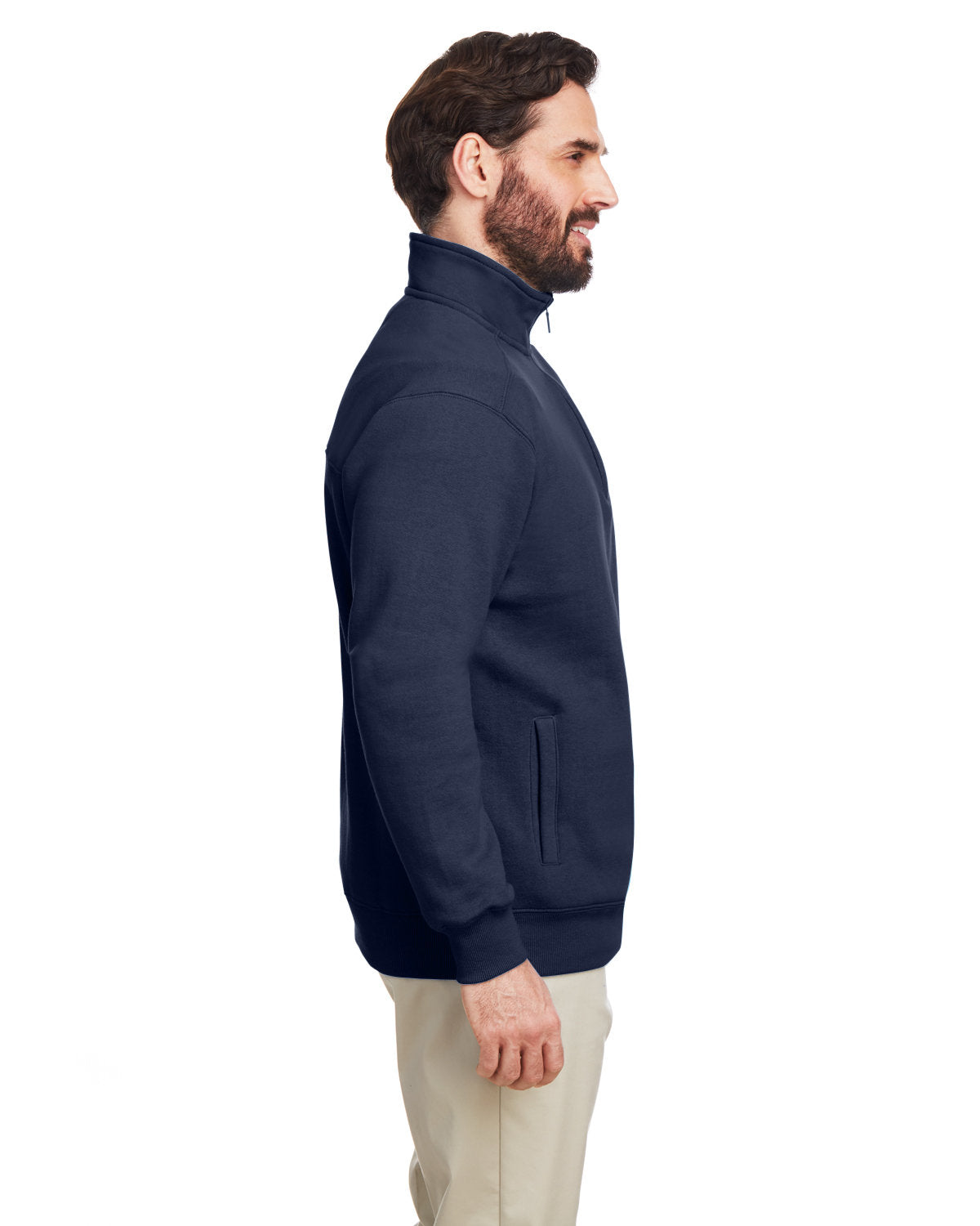 Nautica Men's Anchor Quarter-Zip Pullover Mens Apparel Sweatshirts & Fleece