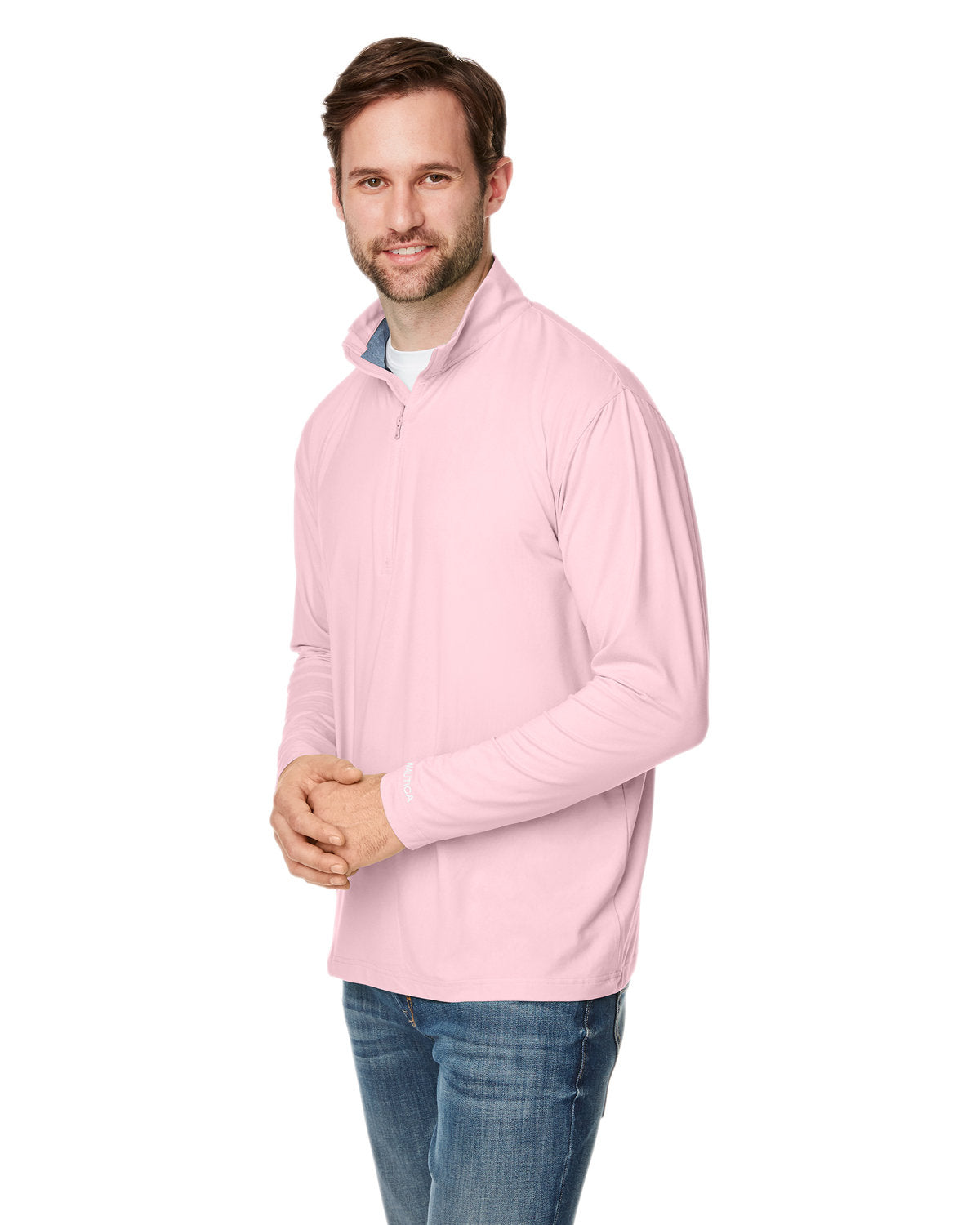 Nautica Men's Saltwater Quarter-Zip Pullover Mens Apparel Sweatshirts & Fleece