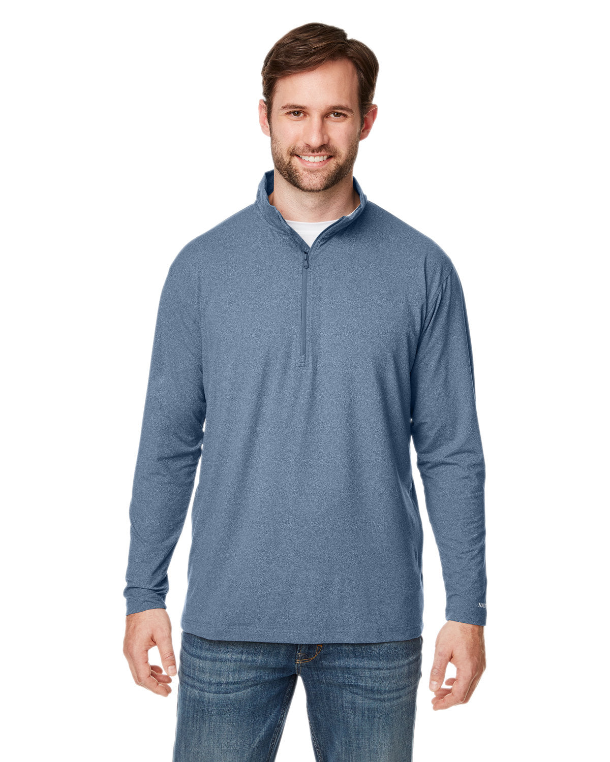 Nautica Men's Saltwater Quarter-Zip Pullover-1