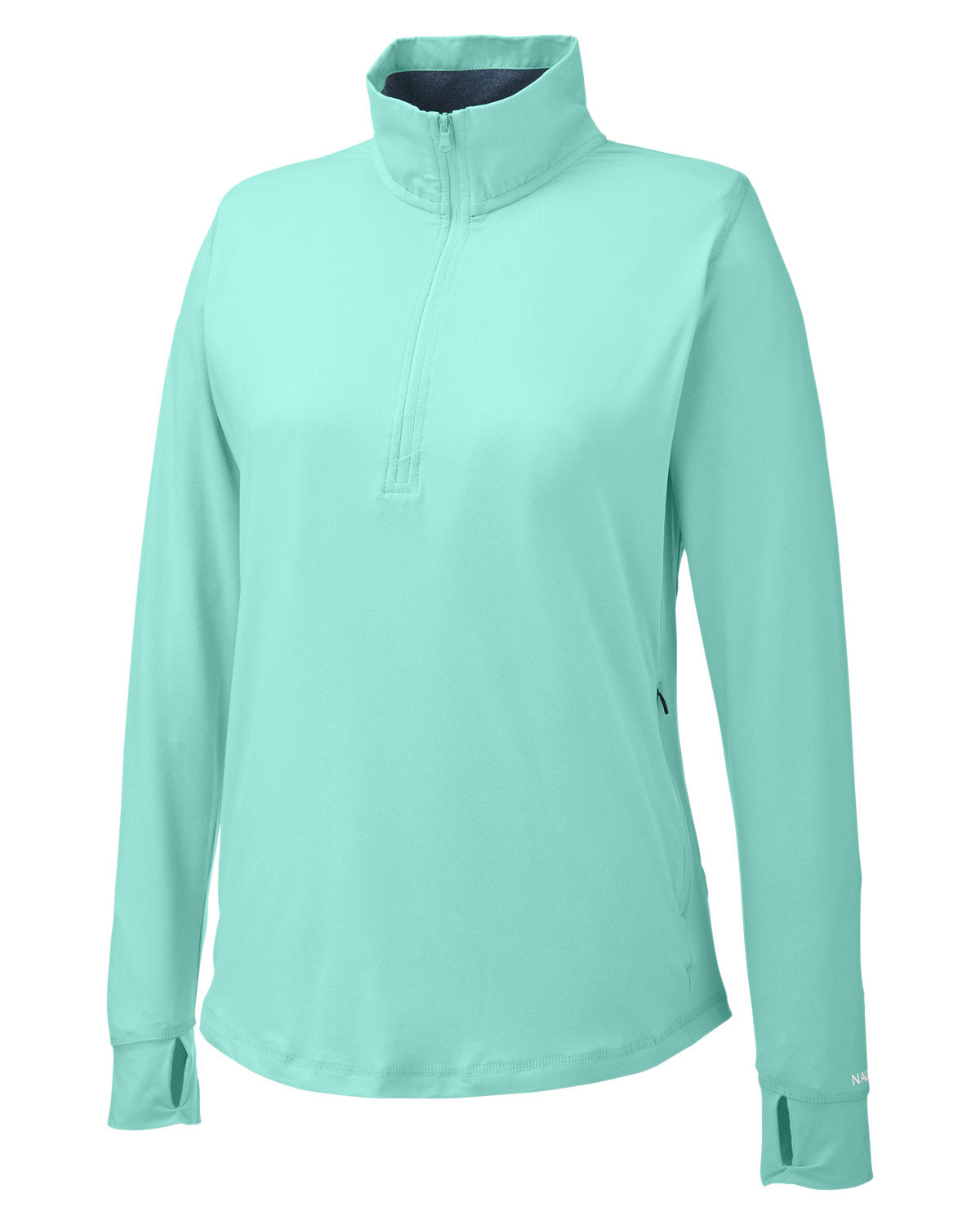 Nautica Ladies' Saltwater Quarter-Zip Pullover Womens Apparel Sweatshirts & Fleece