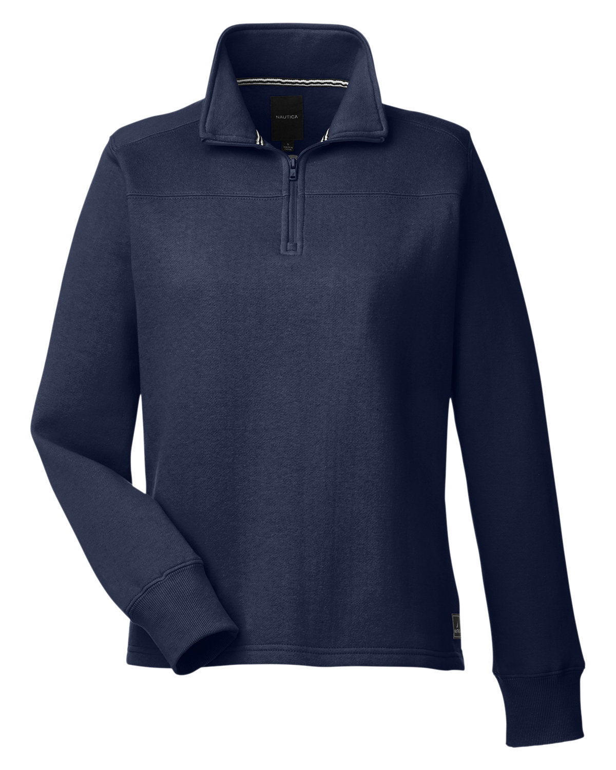 Nautica Ladies' Anchor Quarter-Zip Pullover Womens Apparel Sweatshirts & Fleece