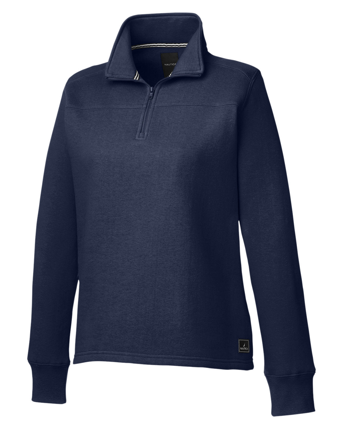 Nautica Ladies' Anchor Quarter-Zip Pullover Womens Apparel Sweatshirts & Fleece