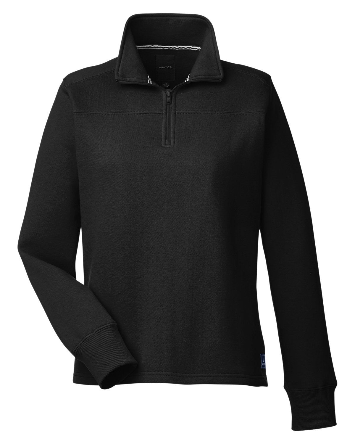 Nautica Ladies' Anchor Quarter-Zip Pullover Womens Apparel Sweatshirts & Fleece