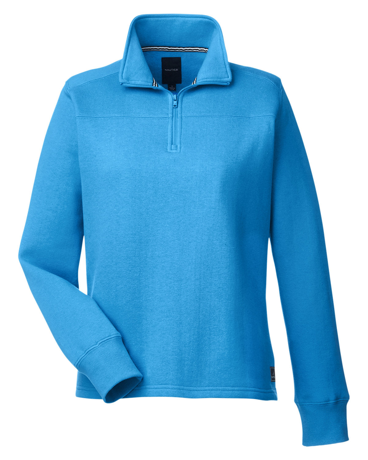 Nautica Ladies' Anchor Quarter-Zip Pullover Womens Apparel Sweatshirts & Fleece