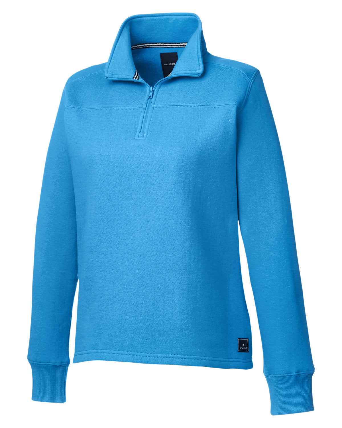 Nautica Ladies' Anchor Quarter-Zip Pullover Womens Apparel Sweatshirts & Fleece